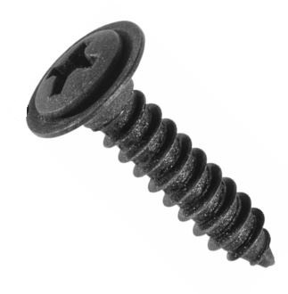 10A62SPO0X/SFI 10A X 5/8 PH OVAL SMS (SEMS FIN WASHER)  BL OX &WA